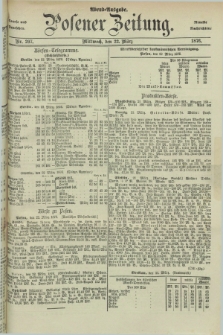Posener Zeitung. Jg.79 [i.e.83], Nr. 207 (22 März 1876) - Abend=Ausgabe.