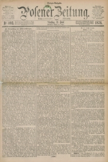 Posener Zeitung. Jg.79 [i.e.83], Nr. 403 (13 Juni 1876) - Morgen=Ausgabe. + dod.