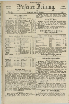 Posener Zeitung. Jg.80 [i.e.84], Nr. 68 (27 Januar 1877) - Abend=Ausgabe.