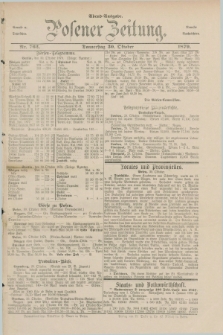 Posener Zeitung. Jg.82 [i.e.86], Nr. 762 (30 Oktober 1879) - Abend=Ausgabe.