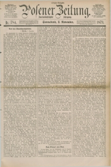 Posener Zeitung. Jg.82 [i.e.86], Nr. 784 (8 November 1879) - Morgen=Ausgabe.