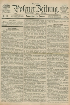 Posener Zeitung. Jg.83 [i.e.87], Nr. 71 (29 Januar 1880) - Mittag=Ausgabe.