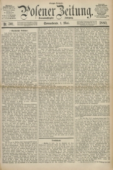Posener Zeitung. Jg.83 [i.e.87], Nr. 301 (1 Mai 1880) - Morgen=Ausgabe.
