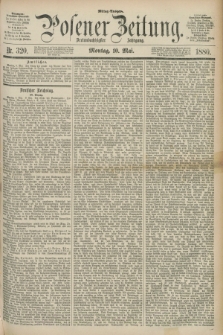 Posener Zeitung. Jg.83 [i.e.87], Nr. 320 (10 Mai 1880) - Mittag=Ausgabe.
