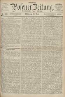 Posener Zeitung. Jg.83 [i.e.87], Nr. 326 (12 Mai 1880) - Mittag=Ausgabe.
