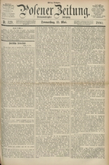 Posener Zeitung. Jg.83 [i.e.87], Nr. 329 (13 Mai 1880) - Mittag=Ausgabe.
