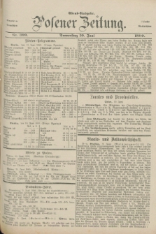 Posener Zeitung. Jg.83 [i.e.87], Nr. 399 (10 Juni 1880) - Abend=Ausgabe.