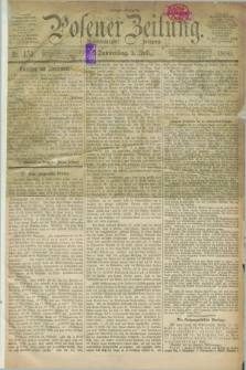 Posener Zeitung. Jg.83 [i.e.87], Nr. 451 (1 Juli 1880) - Morgen=Ausgabe.