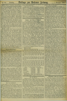 Beilage zur Posener Zeitung. Jg.83 [i.e.87], Nr. 784 (7 November 1880)