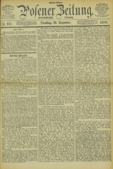 Posener Zeitung. Jg.83 [i.e.87], Nr. 911 (28 Dezember 1880) - Mittag=Ausgabe.