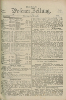 Posener Zeitung. Jg.88, Nr. 786 (8 November 1881) - Abend=Ausgabe.