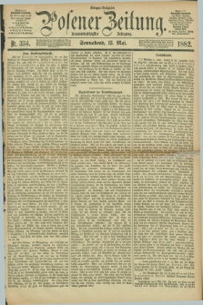 Posener Zeitung. Jg.89, Nr. 334 (13 Mai 1882) - Morgen=Ausgabe.