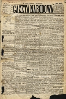 Gazeta Narodowa. 1886, nr 1