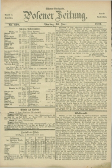 Posener Zeitung. Jg.89, Nr. 426 (20 Juni 1882) - Abend=Ausgabe.