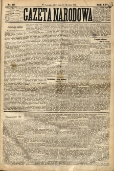 Gazeta Narodowa. 1886, nr 12
