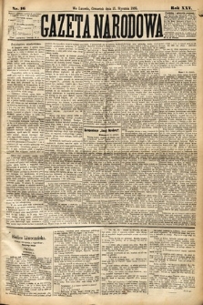 Gazeta Narodowa. 1886, nr 16