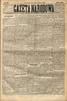 Gazeta Narodowa. 1886, nr 17