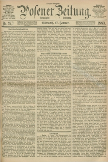 Posener Zeitung. Jg.90, Nr. 39 (17 Januar 1883) - Morgen=Ausgabe.