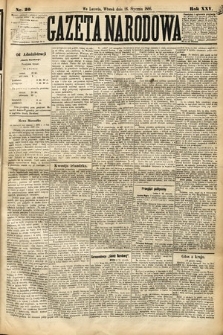 Gazeta Narodowa. 1886, nr 20