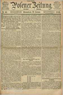 Posener Zeitung. Jg.90, Nr. 66 (27 Januar 1883) - Morgen=Ausgabe.