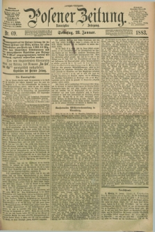 Posener Zeitung. Jg.90, Nr. 69 (28 Januar 1883) - Morgen=Ausgabe. + dod.