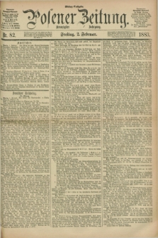 Posener Zeitung. Jg.90, Nr. 82 (2 Februar 1883) - Mittag=Ausgabe.