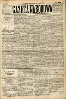 Gazeta Narodowa. 1886, nr 22