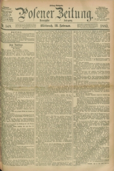 Posener Zeitung. Jg.90, Nr. 148 (28 Februar 1883) - Mittag=Ausgabe.