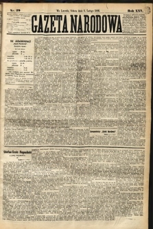 Gazeta Narodowa. 1886, nr 29
