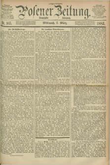Posener Zeitung. Jg.90, Nr. 165 (7 März 1883) - Morgen=Ausgabe.
