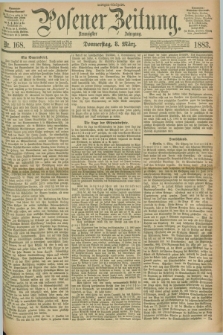 Posener Zeitung. Jg.90, Nr. 168 (8 März 1883) - Morgen=Ausgabe.