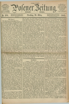 Posener Zeitung. Jg.90, Nr. 198 (20 März 1883) - Morgen=Ausgabe.
