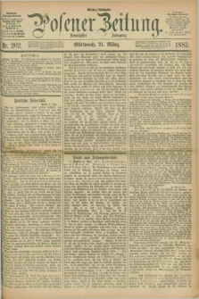 Posener Zeitung. Jg.90, Nr. 202 (21 März 1883) - Mittag=Ausgabe.
