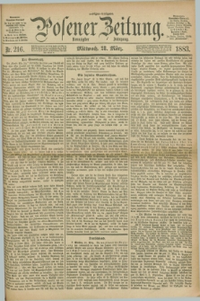 Posener Zeitung. Jg.90, Nr. 216 (28 März 1883) - Morgen=Ausgabe.
