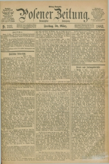 Posener Zeitung. Jg.90, Nr. 223 (30 März 1883) - Mittag=Ausgabe.