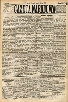 Gazeta Narodowa. 1886, nr 36