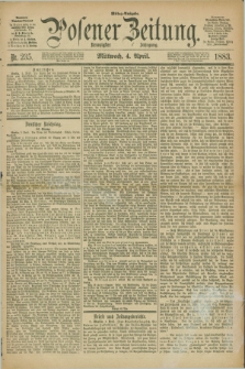 Posener Zeitung. Jg.90, Nr. 235 (4 April 1883) - Mittag=Ausgabe.