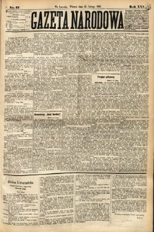 Gazeta Narodowa. 1886, nr 37