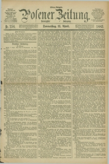 Posener Zeitung. Jg.90, Nr. 256 (12 April 1883) - Mittag=Ausgabe.
