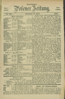 Posener Zeitung. Jg.90, Nr. 263 (14 April 1883) - Abend=Ausgabe.