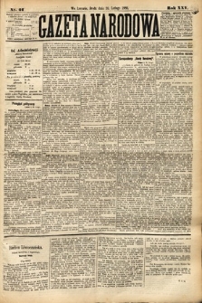 Gazeta Narodowa. 1886, nr 44