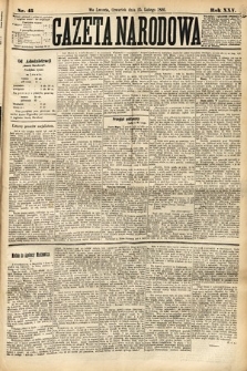 Gazeta Narodowa. 1886, nr 45