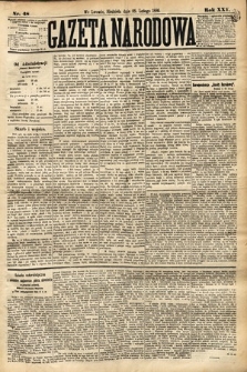 Gazeta Narodowa. 1886, nr 48