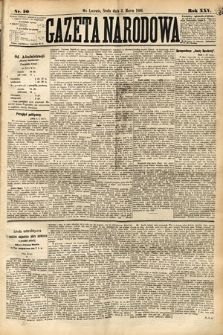 Gazeta Narodowa. 1886, nr 50