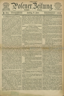 Posener Zeitung. Jg.90, Nr. 393 (8 Juni 1883) - Morgen=Ausgabe.