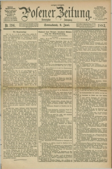 Posener Zeitung. Jg.90, Nr. 396 (9 Juni 1883) - Morgen=Ausgabe.