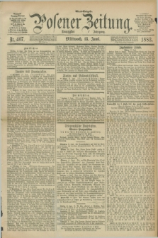 Posener Zeitung. Jg.90, Nr. 407 (13 Juni 1883) - Abend=Ausgabe.
