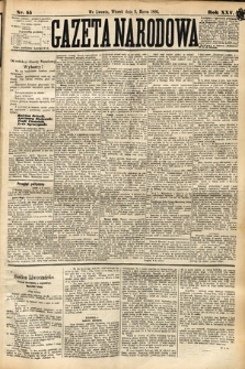 Gazeta Narodowa. 1886, nr 55