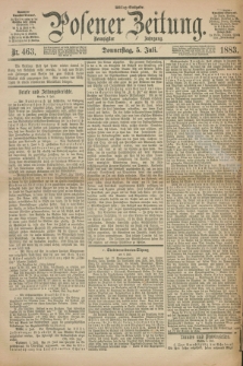 Posener Zeitung. Jg.90, Nr. 463 (5 Juli 1883) - Mittag=Ausgabe.