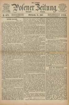 Posener Zeitung. Jg.90, Nr. 478 (11 Juli 1883) - Mittag=Ausgabe.